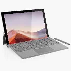 3D Microsoft Surface Pro 7 and Microsoft Surface Arc 2019